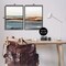 Stupell Industries Coastal Beach Impression 2pc Framed Giclee Wall Art Set Design by Ethan Harper